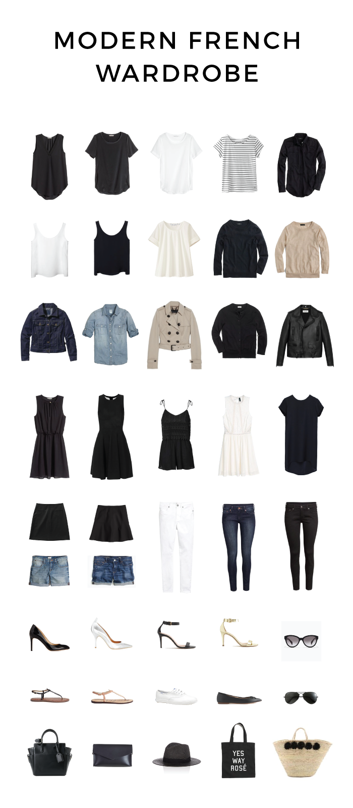 Modern French Wardrobe for Spring and Summer | Traveller Location