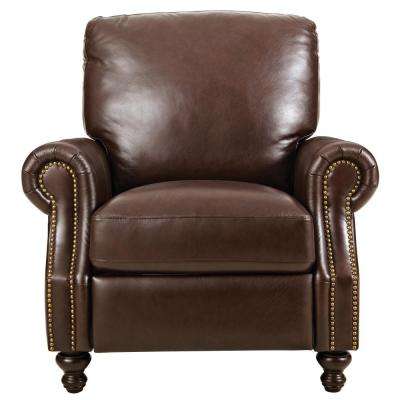 Marco Chocolate Leather Recliner