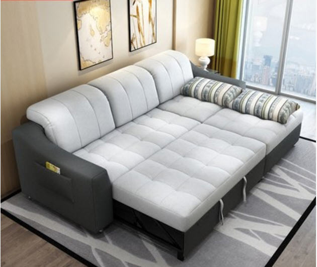 fabric sofa bed with storage living room furniture couch/ living room cloth sofa  bed sectional