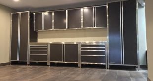 Matching Garage Cabinets to Custom Garage Flooring