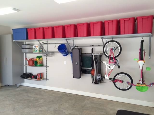 You will never need another garage shelving system! Monkey Bars Garage  Storage moves and grows as your storage needs do. W… | Garage Organization  Ideas in