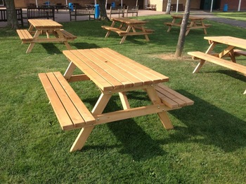 Beer Garden Table And Bench Heavy Duty Folding Tables Pub - 5ft
