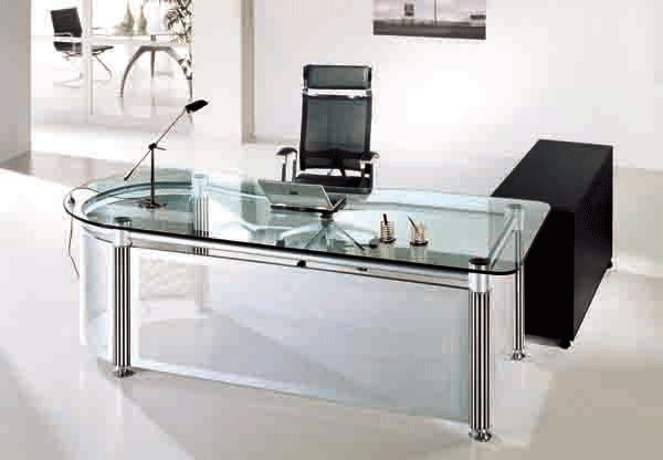 Use glass furniture for a sophisticated look