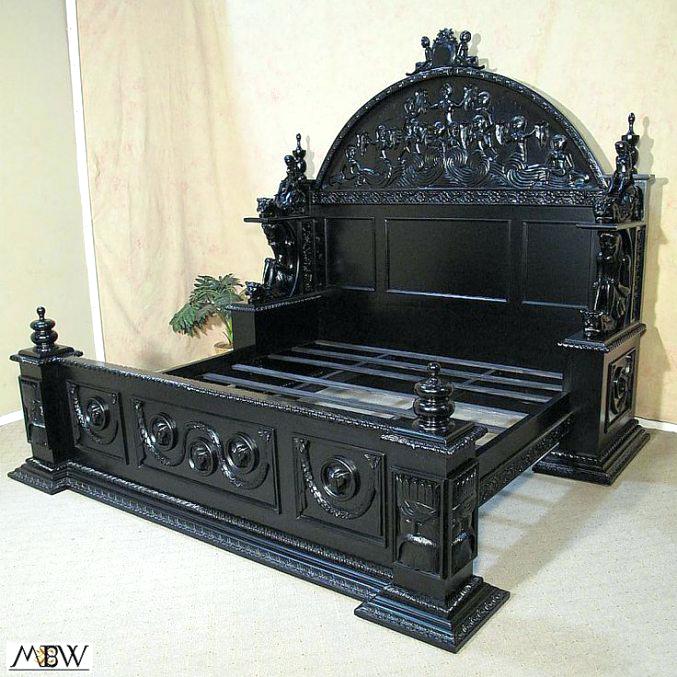 Gothic Furniture Storage Bed u2013 SweetOlive