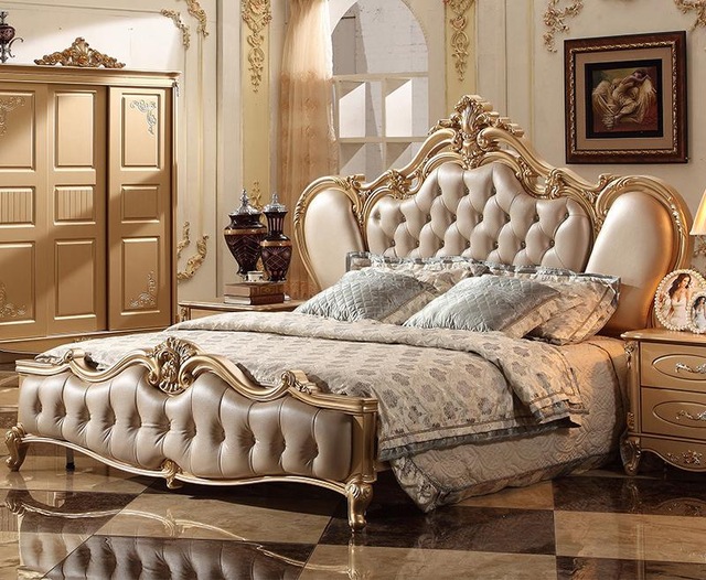 French Classic Italian Provincial Bedroom Furniture Set