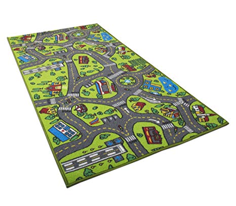 Kids Carpet Playmat Rug City Life Great for Playing with Cars and Toys -  Play,