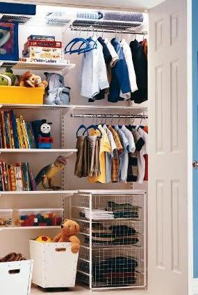 wardrobe interiors and modular shelving & storage solutions from elfa