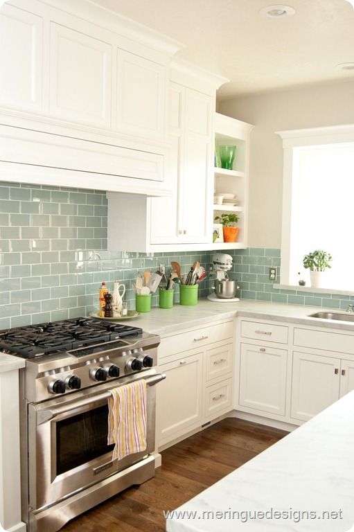 Kitchen backsplash tiles are great decorations to experiment with because  they come in wide availability.
