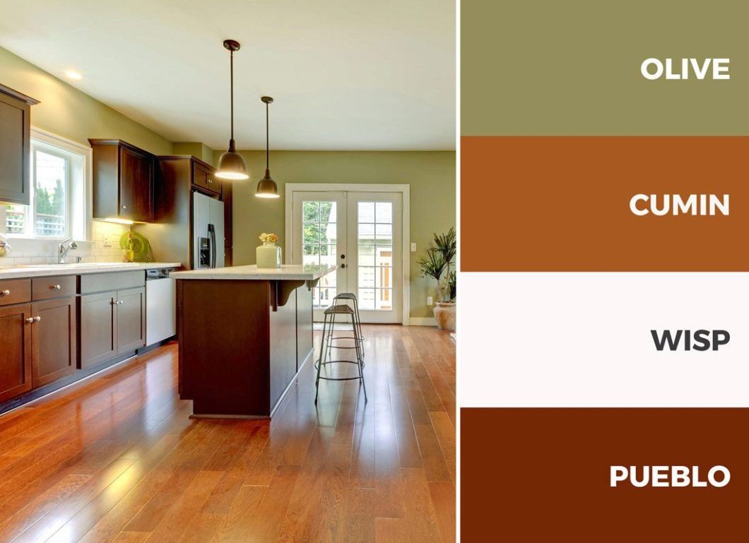 Captivating Kitchen Color Schemes Warm Palette Brown And Green Wall Grey  Painted Cabinet Ideas Family Room Paint Colors Combination Cabinets Lounge  Colours