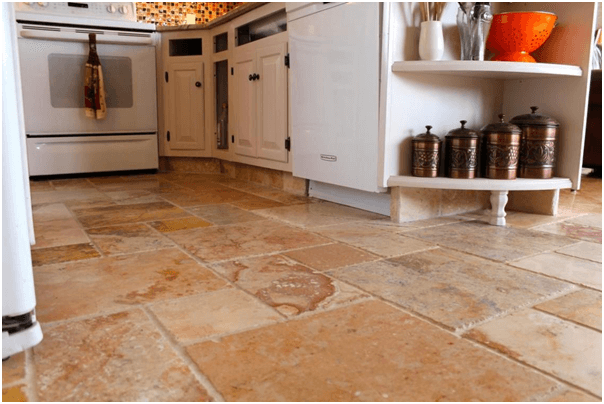 Granite Tile Kitchen Flooring