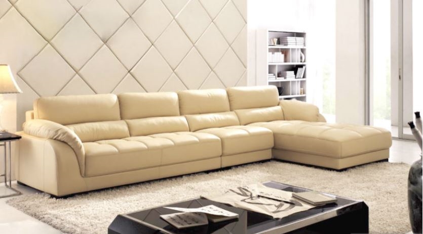 Seriena 3 piece sectional sofa, beige sectional sofa, leather sectionals,  chaise lounge,