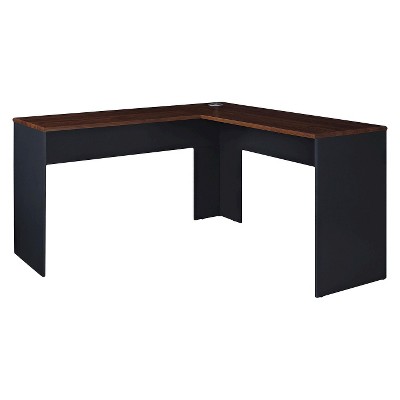 Eastcrest Contemporary L-Shaped Desk - Cherry/Slate Gray - Room & Joy :  Target
