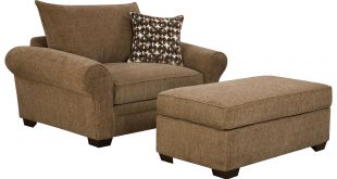 5460 Extra Large Chair and a Half & Ottoman Set for Casual Styled Living  Room Comfort by Corinthian