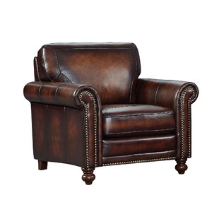 Full Grain Leather Club Chair | Wayfair