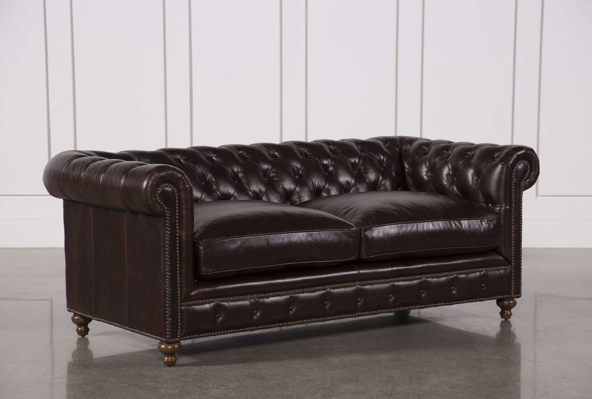 Mansfield 86 Inch Cocoa Leather Sofa (Qty: 1) has been successfully added  to your Cart.