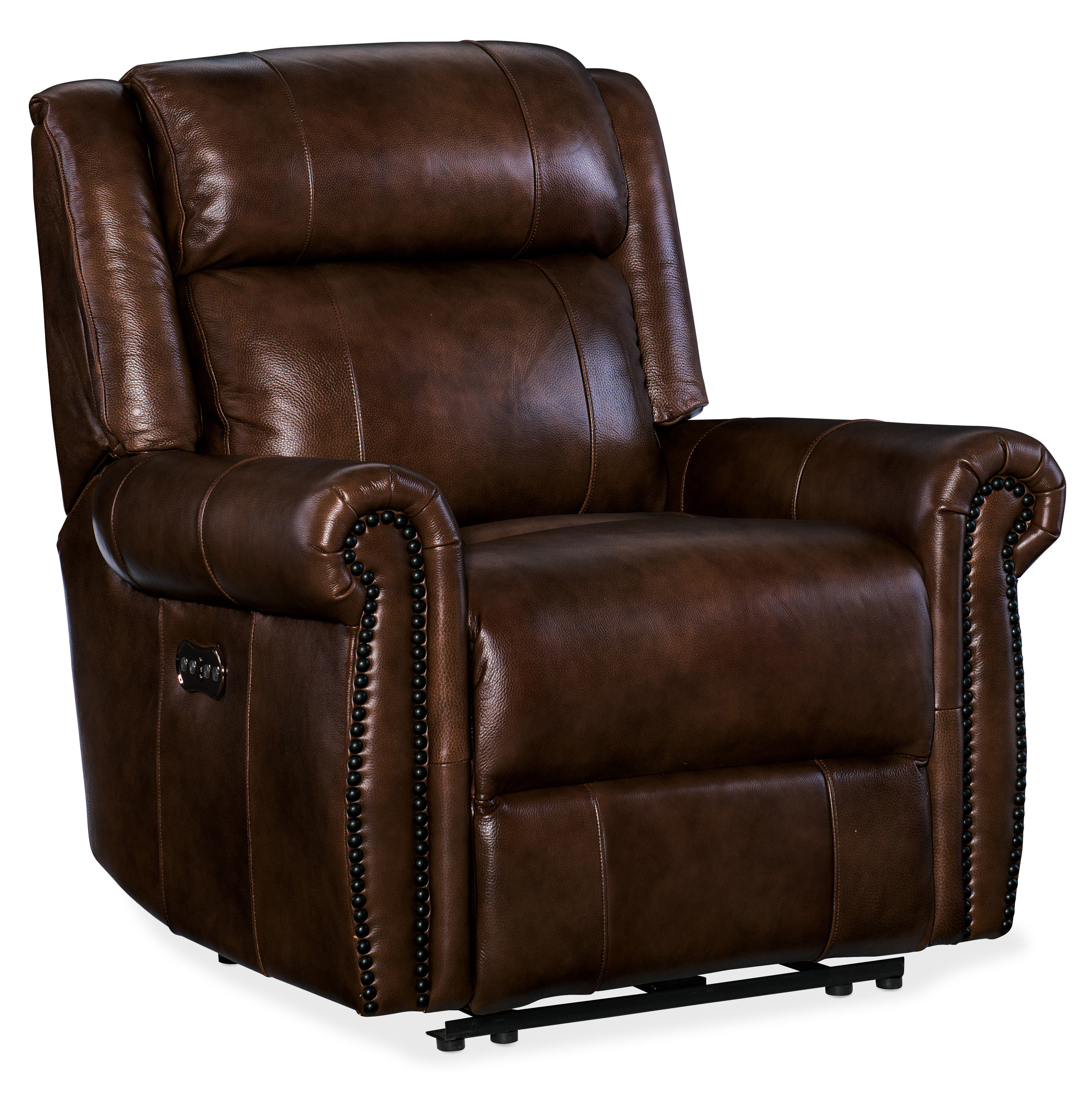 Hooker Furniture Esme Leather Power Recliner with Power Headrest | Wayfair