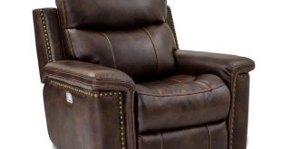 Cheers Sofa Phoenix Leather Power Recliner with Power Head & Footrests
