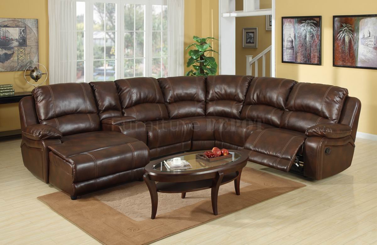 Leather Reclining Sofa | Leather Recliner Sectional Sofa | Sectional  Leather Reclining Sofa