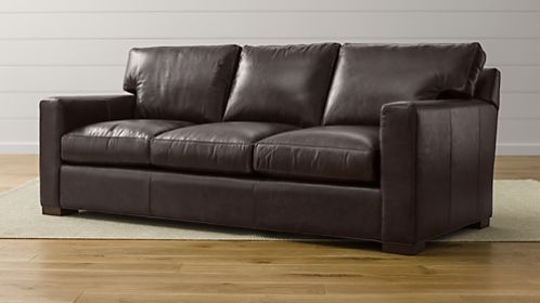 Axis II Leather Queen Sleeper Sofa with Air Mattress