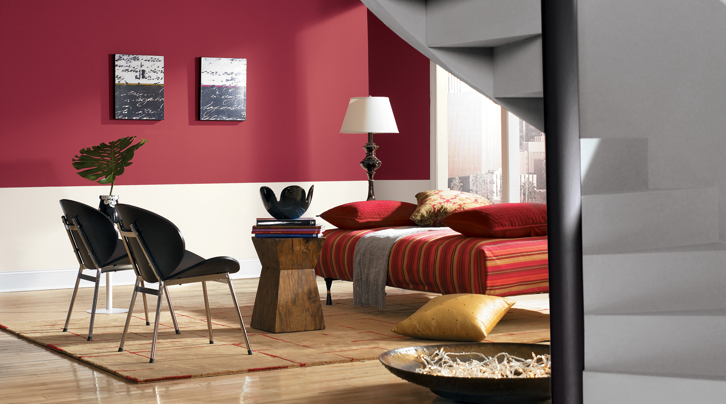 Living Room - Reds