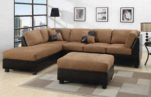Image is loading Sectional-Sectionals-Sofa-Couch-Loveseat-Couches-with-FREE-