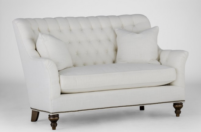 Abbey Settee | French loveseat | Gabby Tailored
