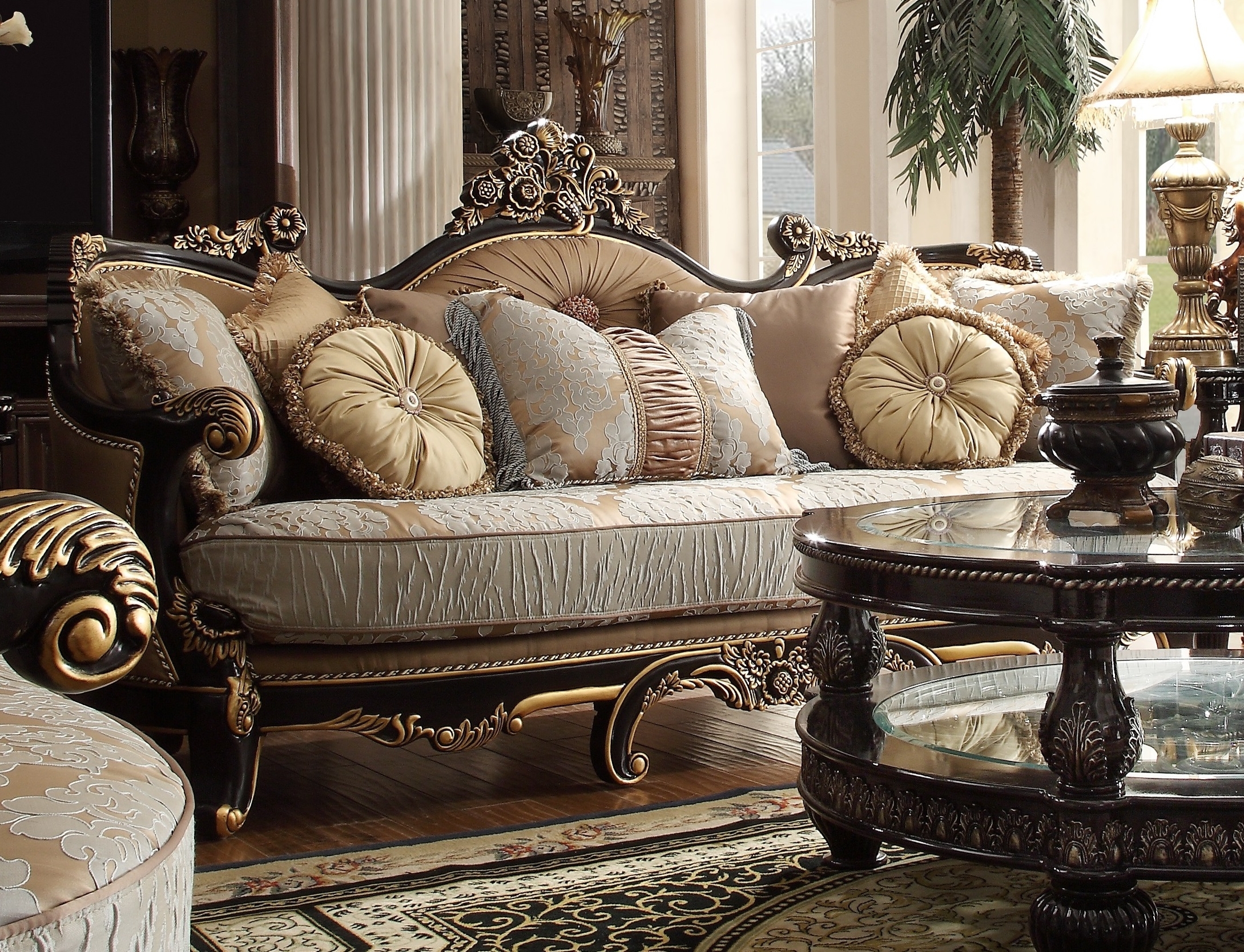 Well Known Impressive Homey Design Sofa Hd 551 Luxury Fabric Usa Furniture  In Luxury Sofas (