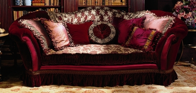 Luxury Leather & Upholstered Furniture 35 Luxury sofa with Custom details.  High style furniture.