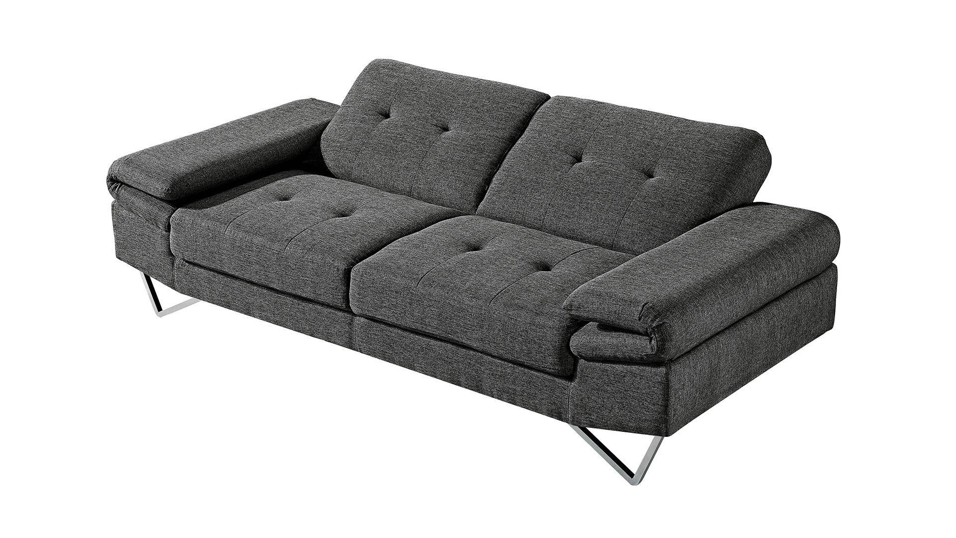 At Home USA Lucia Grey Fabric Tufted Sofa Sleeper Contemporary Modern order  online