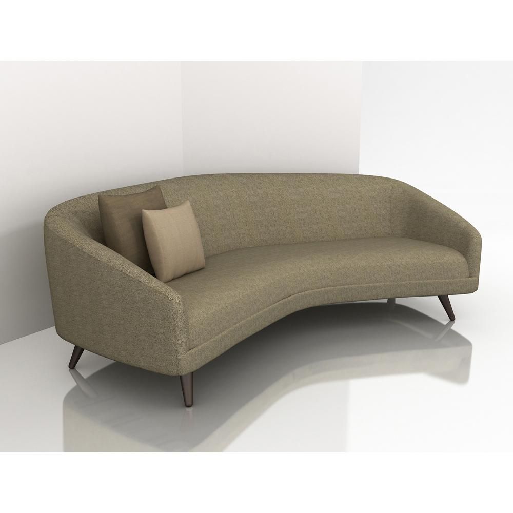 Modern curved sofa