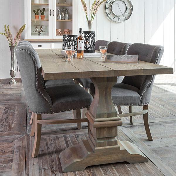 Oak Dining Table In Kitchen And Chairs Inspiring Remodel 19