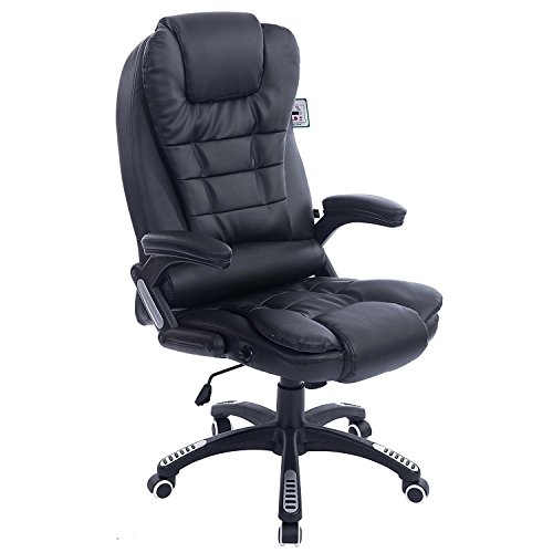 Traveller Location: Cherry Tree Furniture Executive Recline High Back Extra Padded Office  Chair, Black: Kitchen & Dining