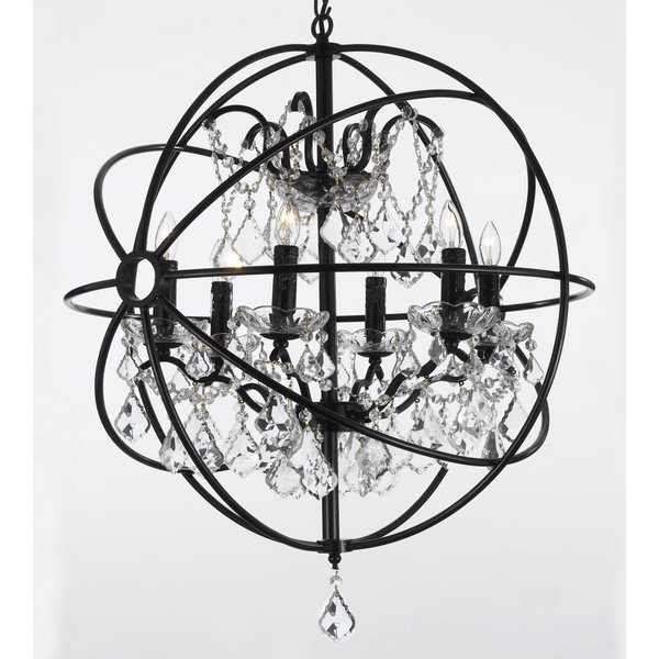 Willa Arlo Interiors Calderdale Orb 6-Light LED Globe Chandelier & Reviews  | Wayfair