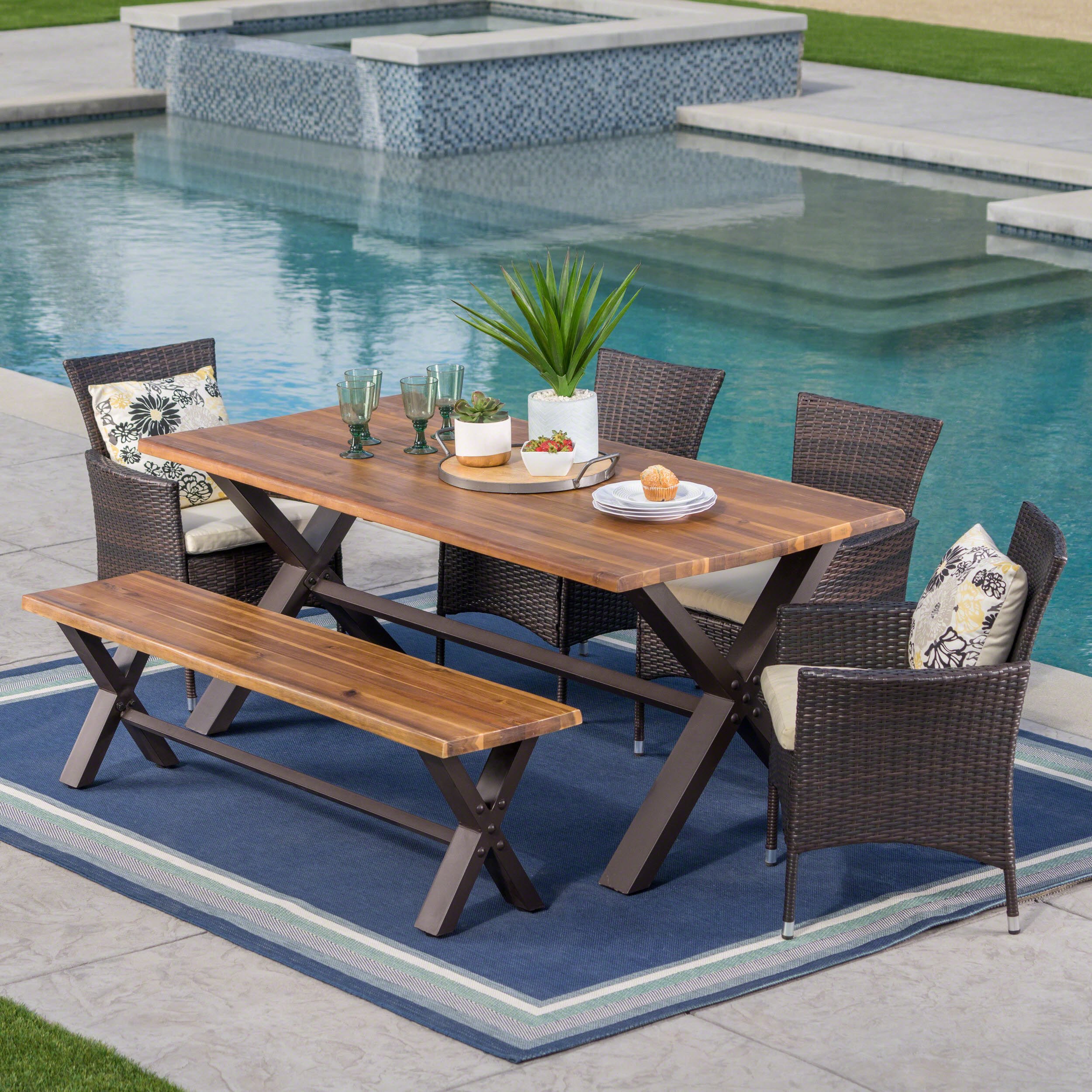 Buy Outdoor Dining Sets Online at Overstock | Our Best Patio Furniture Deals