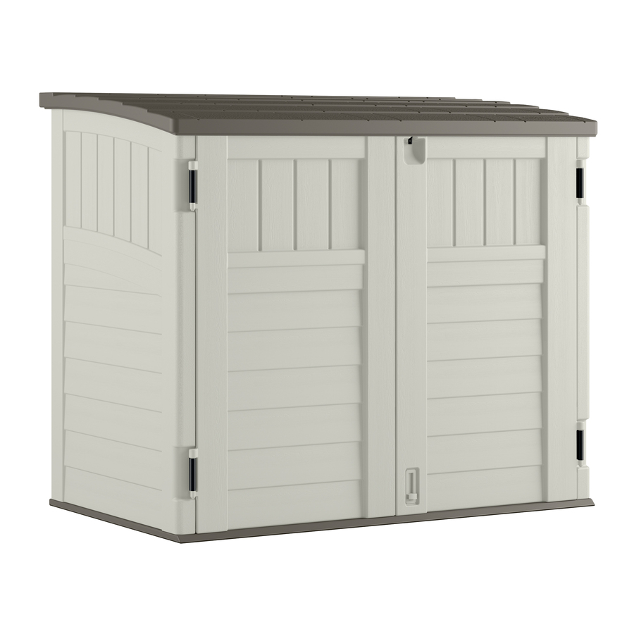 Display product reviews for Vanilla Resin Outdoor Storage Shed (Common:  53-in x