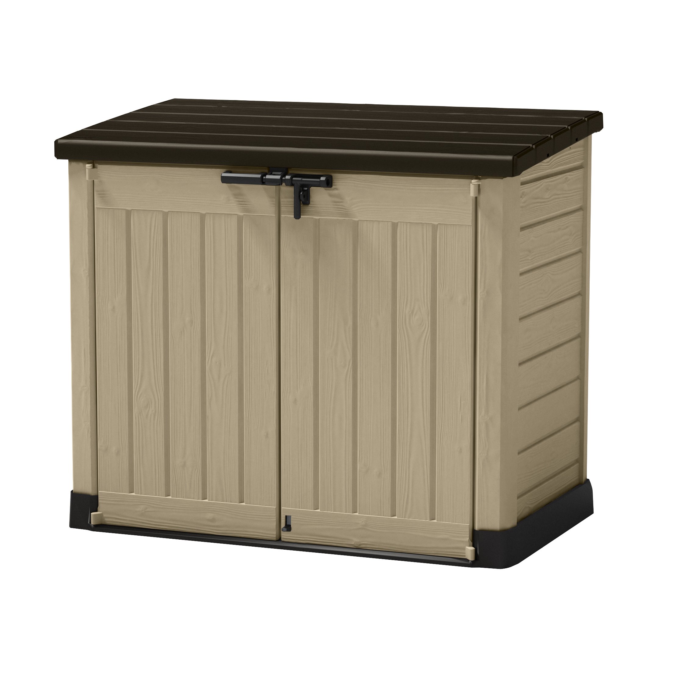 Shop Keter Store-It-Out Max Beige, Brown Resin Outdoor Horizontal Garden  Storage Shed - Free Shipping Today - Overstock - 12364283