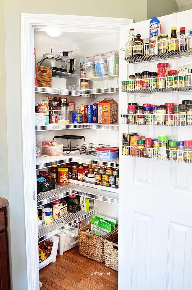 Real Life Pantry Organization- have an organized and completely functional  space without spending a fortune