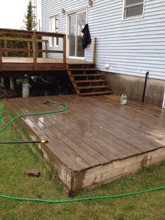 #deck #restoration - the lower deck needed to be done too. Not as bad as  the upper deck.