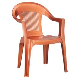 Plastic High Back Arm Rest Chair