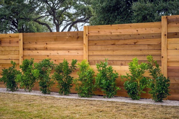 Wood Board Ideas For Privacy Fence Backyard