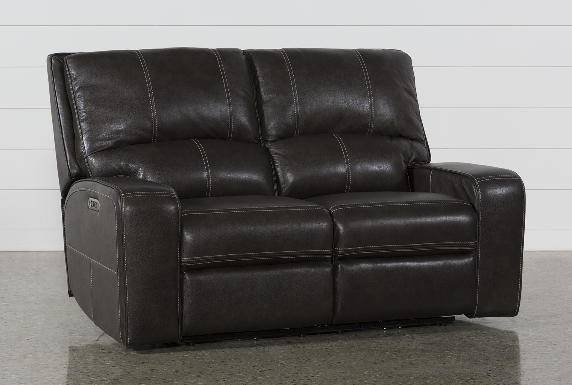 Clyde Grey Leather Power Reclining Loveseat W/Power Headrest & Usb  (Qty: 1) has been successfully added to your Cart.