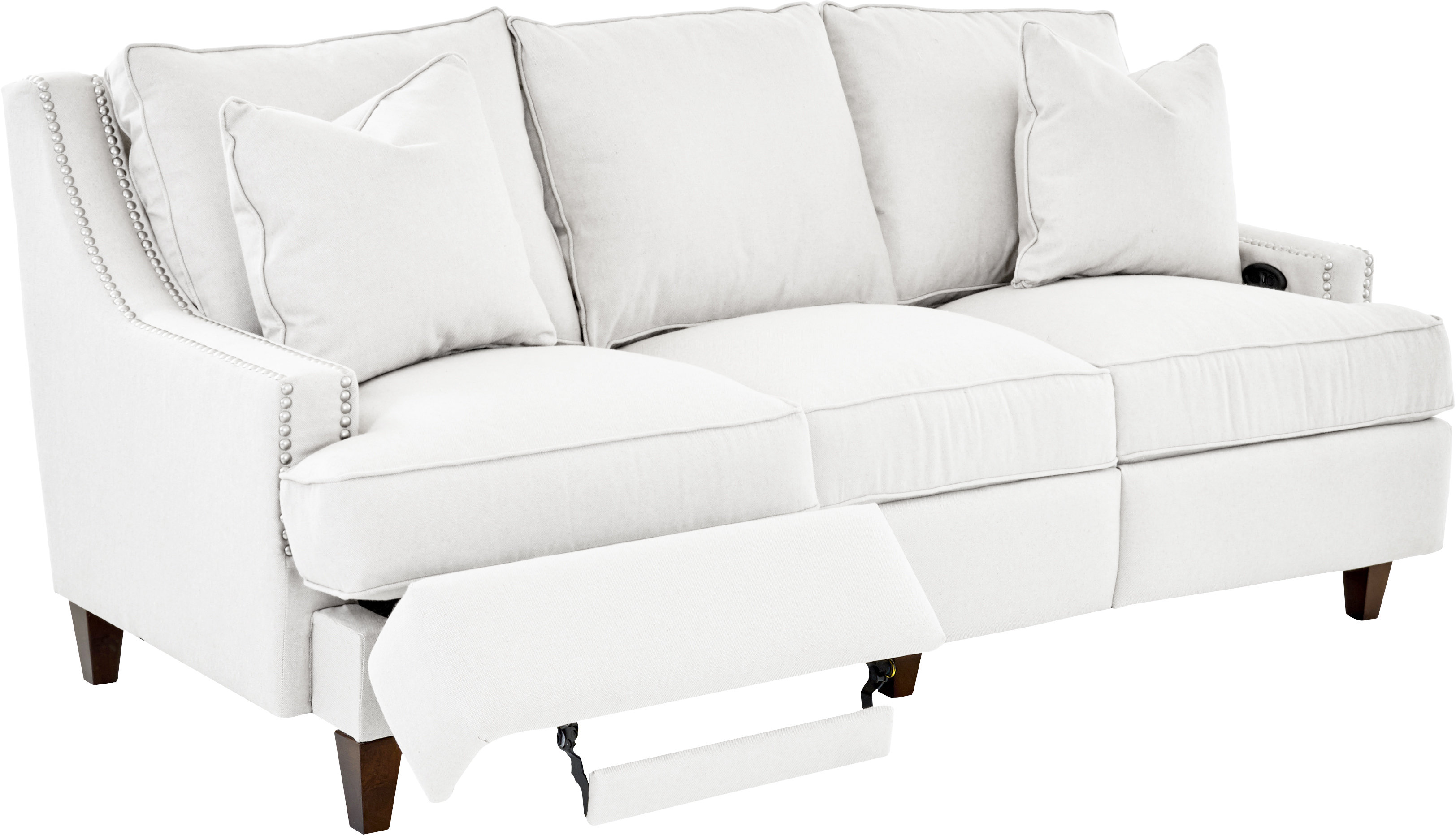 Wayfair Custom Upholstery™ Tricia Power Hybrid Reclining Sofa & Reviews |  Wayfair