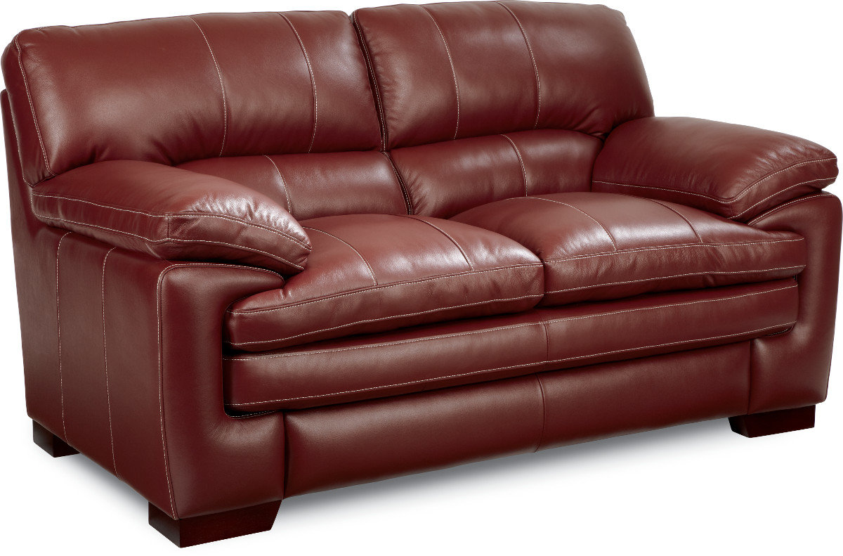 lazy boy leather sofa and loveseat