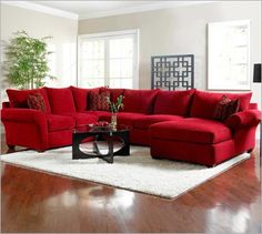 I want a huge sectional like this. A huge house to go with it would