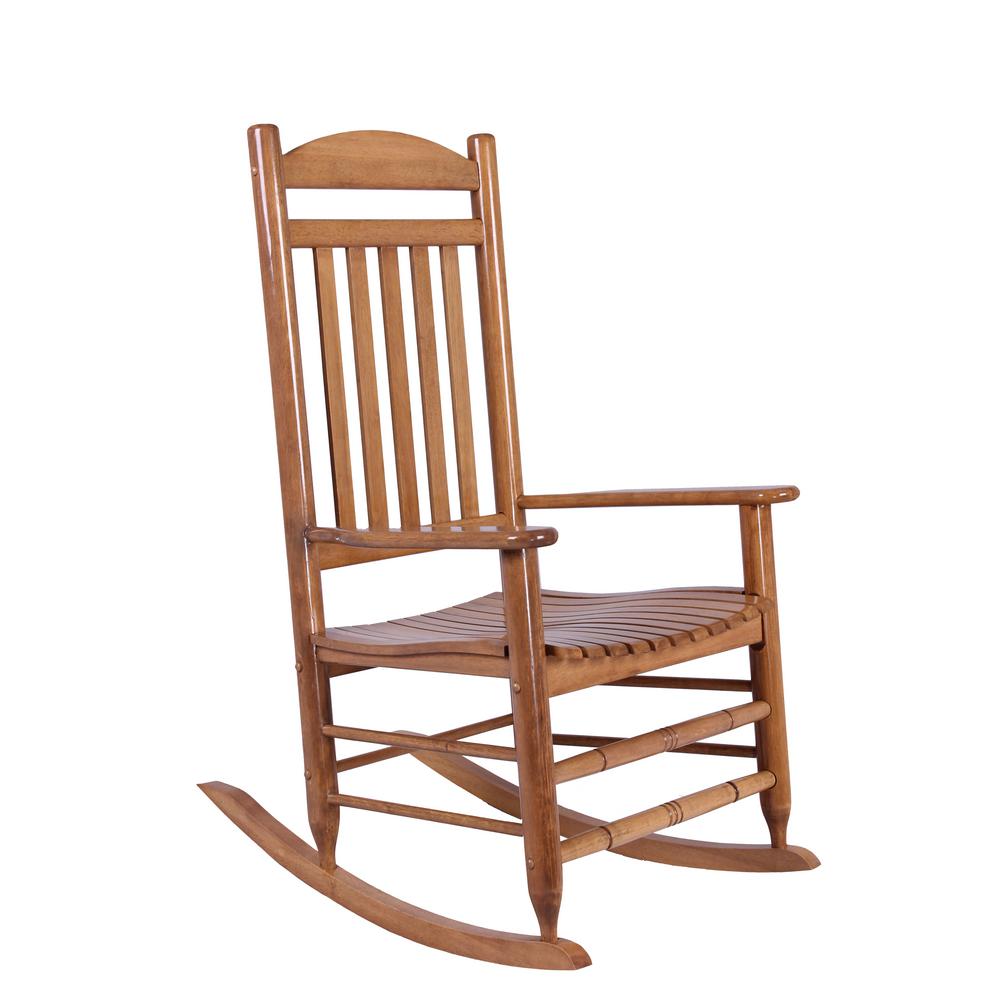 Natural Wood Rocking Chair