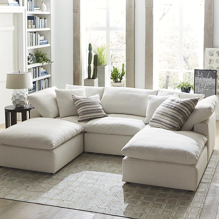 Small Double Chaise Sectional