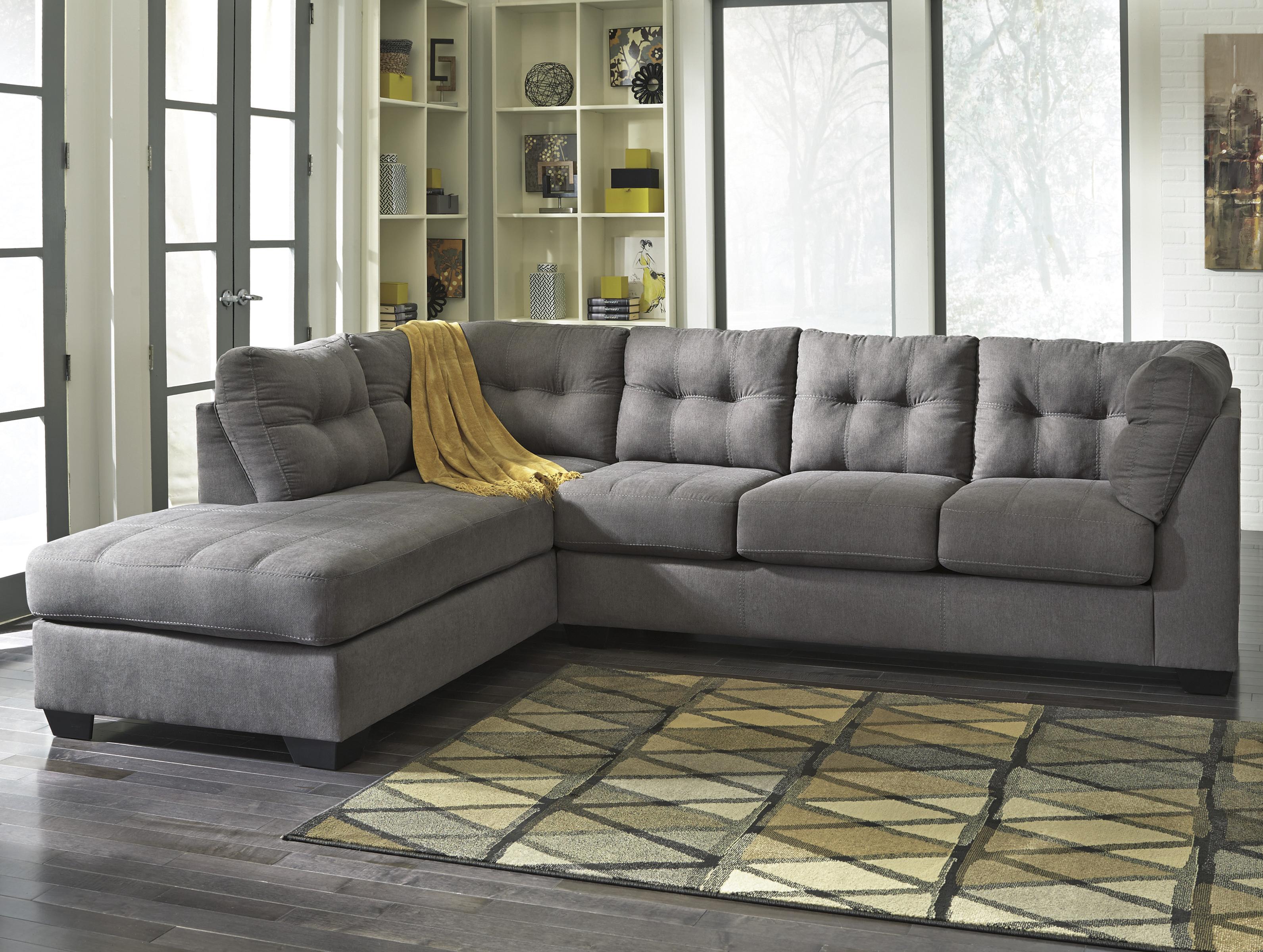 2-Piece Sectional w/ Sleeper & Chaise
