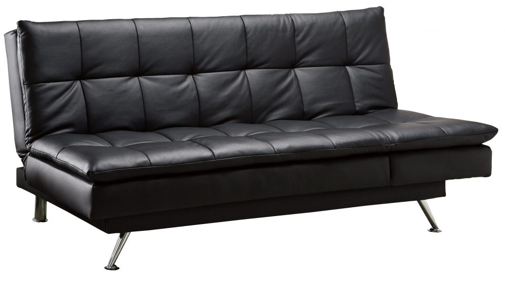 Latitude Run Black Leather Sleeper Sofa & Reviews | Wayfair ...