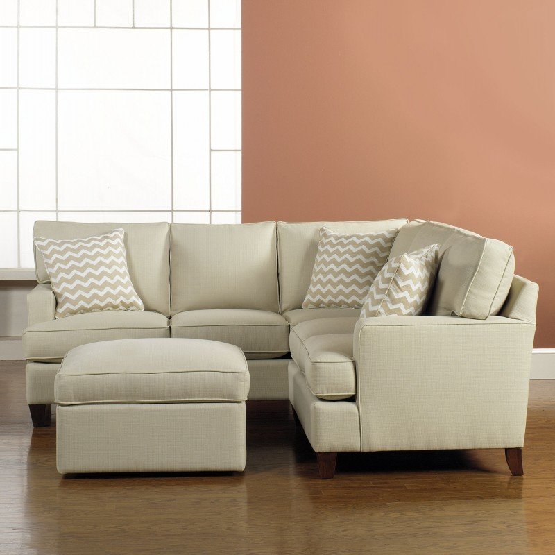 High legged corner sofa for small spaces