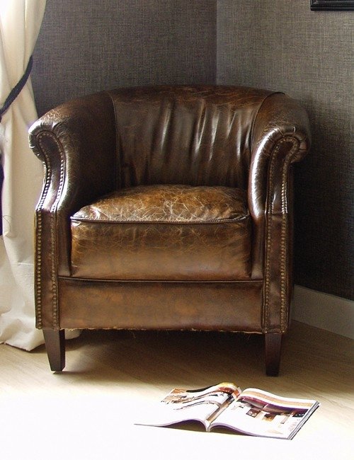 Small Leather Armchair